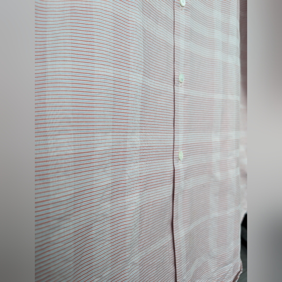 Burberry Check Detail Short Sleeve Shirt in Red/Blue/White size XL - Picture 7 of 10